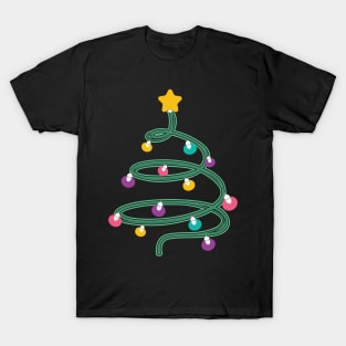 Christmas light christmas tree T-Shirt